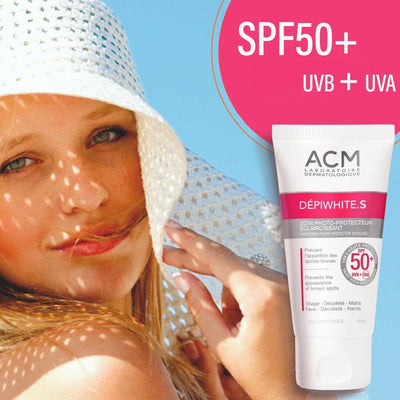 كريم الحماية وتفتيح البشرة من ACM بمعامل SPF 50+ (أصلي)